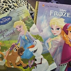 Frozen A New Reindeer Friend Big Book And Frozen Book